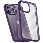iPhone Derin Mor Renkli Arkası Şeffaf Kılıf