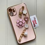 İphone Uyumlu İnci Taşlı Kılıf