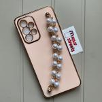 iPhone Uyumlu İnci Taşlı Kılıf