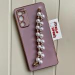 iPhone Uyumlu İnci Taşlı Kılıf