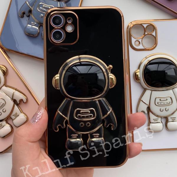 Xiaomi Uyumlu Astronot Karakterli Stand Özellikli Kılıf