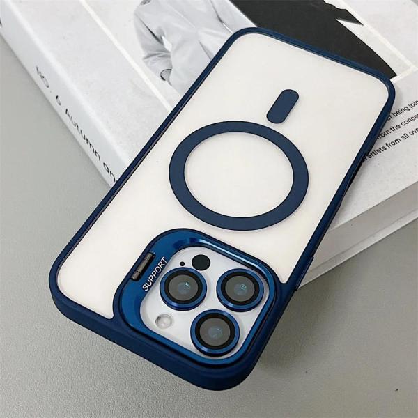 iPhone Uyumlu Lens Hediyeli Magsafe Özellkli Grace Kılıf