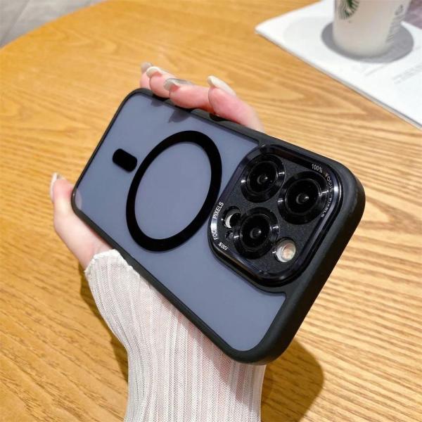 iPhone Uyumlu Pixel Focus Magsafe Uyumlu Kılıf